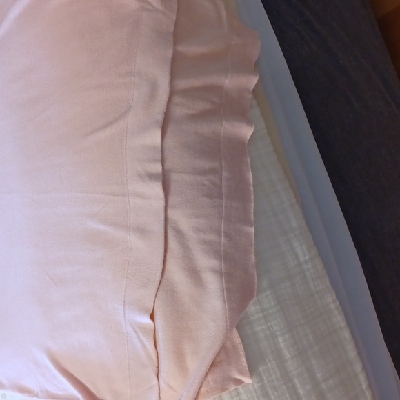 Philosophy sz M, cotten blend, short sleeve, pink sweater. - Picture 7 of 8